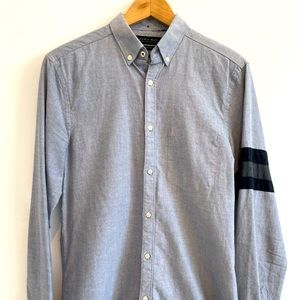 ZARA Oxford Long-Sleeve Slim Fit